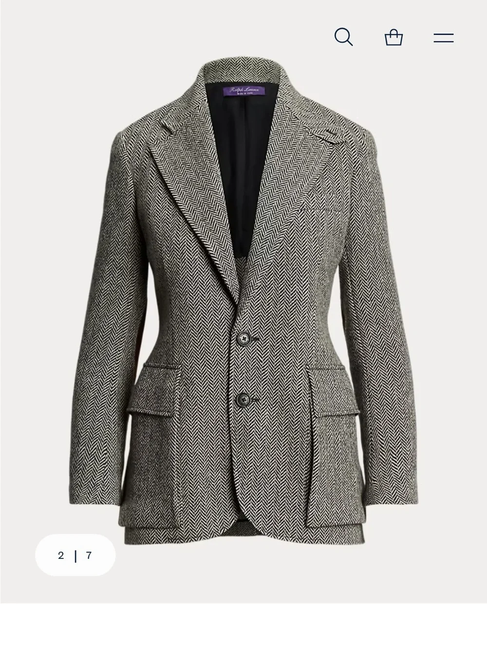 Ralph Lauren Preston Herringbone Blazer